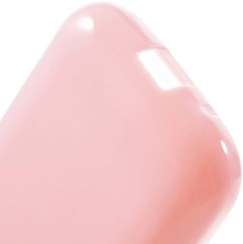 JUJEO Solid Color Glossy TPU Case for Samsung Galaxy Pocket 2 G110 - Non-Retail Packaging - Pink