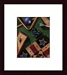 Art Poster Wood Framed Print - Four Score - Artist: Nancy Wiseman- Poster Size: 8 X 10