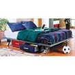 Full Size Bed in Silver Finish - Teen Trends Collection