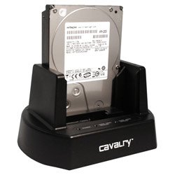 Cavalry CAHDD Series USB Dual-Bay Dock and 2 TB 3.5-Inch SATA Hard Drives CAHDD3002T01 by Cavalry