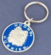 University of Connecticut Pewter Keychain