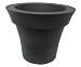Confronta prezzi Euro3Plast Misia 2418.58 Vaso per piante, rotondo, 60 cm, con doppio fondo, colore: Antracite
