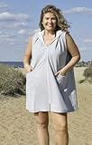 Long Sleeveless Plus Size Zip Up Sweatshirt Cover Up by Jordan Taylor - Women's Swimsuit Plus Size Swimsuits