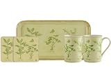 Lifestyle 8504hekiu Mug/Coast/Tray Set Kitchen Garden