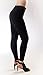 Tooklanet Jacqueline New York, One Size Fits All Full Length Seamless Leggings (Black)
