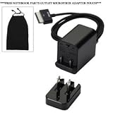 Asus Original 18W AC Adapter for Asus Eee Pad Transformer TF101 Asus Eee Pad Transformer TF101-A1 Asus Eee Pad Transformer TF101-B1 100 Compatible With 04G26E000101-14001-00030200 90-XB2WOKPW00000Y 90-OK06AD00010Y 90-0K06AD00020Y AD827M Free Notebook Parts Outlet Microfiber Adapter Pouch on sale