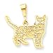 bengal21  - 14k Bengal Cat Pendant