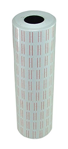 Mcupper-10 Rolls 5000 Pieces of Label Paper for Mx-5500 Price Gun Labeller 5500 Price Gun Labels