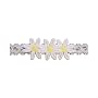 Three Yellow Daisies on Dainty Lace Headband