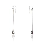Sterling Silver Kiss Drop Earrings