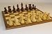 Lardy Sheesham and Boxwood Chessmen with Walnut / Maple Board
