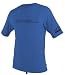O'Neill Wetsuits Basic Skins Rash Tee, Royal, Large O'Neill Wetsuits Basic Skins Rash Tee, Royal, Large