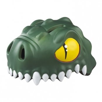 Crazy.Stuff Kids Crocodile Bicycle Helmet - Green