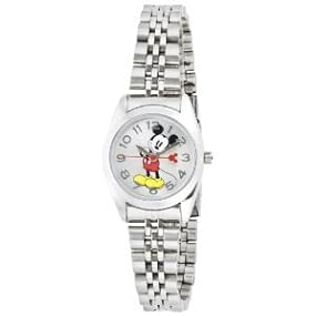 Disney Women's MCK807 Mickey Mouse Silvertone Classic Bracelet Watch