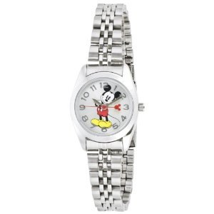Disney Women's MCK807 Mickey Mouse Silvertone Classic Bracelet Watch