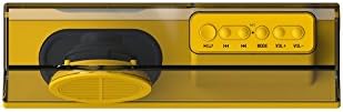 Janpims SARDiNE SDY033 Portable Transparent Shell LED Display Wireless Bluetooth Hands-free Subwoofer Sound Box Yellow