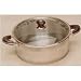 12.5"Concord Stainless Steel Low Stock Pot Casserole Skillets Cookware