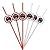 NBA Officially Licensed 6-pack Team Logo Sip Straws
