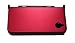 DSi XL Alunminum Metallic Armor Hard Case XL with Screen Protective Filter - Rose Red