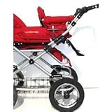 Toddler Seat for the Queen B Stroller in Ruby