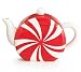 Peppermint Candy Shape Teapot for Kitchen Decor and Party Decor