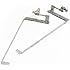 NEEWER&reg; 15.6 inch LCD Left And Right Hinges/Hinge Set For Toshiba Satellite A350 L450 L455 A355 L355