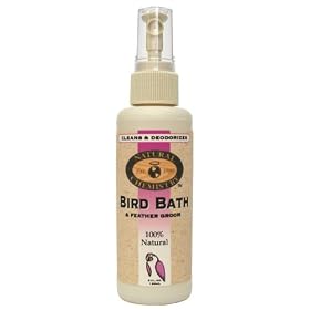 Bird Bath Enzyme Stain and Odor Eliminator for all Birds, 4-Ounce by Natural Chemistry