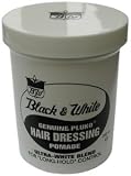 Black & White Genuine Pluko Hair Dressing Pomade 7oz