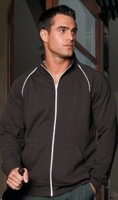 Zip Piped Cadet Jacket