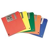 IMATION 3.5 Inch Diskettes IBM-Formatted DS/HD 5 Assorted Colors 10/Box Antistatic Design