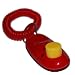 RED Big Button clicker with wrist band for Clicker training - click and train dog, cat, horse, pets