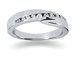0.24 ctw. Woman's Round Diamond Wedding Band in Palladium
