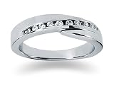 0.24 ctw. Woman's Round Diamond Wedding Band in Platinum