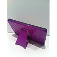 Amazon Kindle Fire Hard TPU Case Cover (Purple) With Build in kick stand