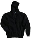 Prospect Cotton poly sueded finish hooded full zip sweatshirt