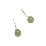 Aventurine Gemstone Stud Earrings, 4mm