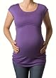 Shade Clothing Softest Cap Sleeve maternity tee -- XL only