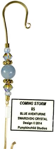 Handmade Jeweled Christmas Ornament Hook- COMING STORM