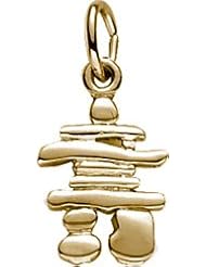Rembrandt Charms Inukshuk Charm, 10K Yellow Gold