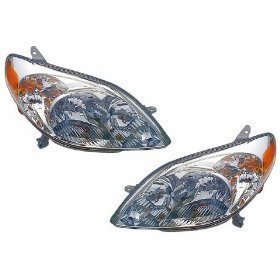 Toyota Matrix Headlights OE Style Replacement Headlamps Driver/Passenger Pair... On Sale