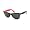 Black on red and white Ray Ban signatures