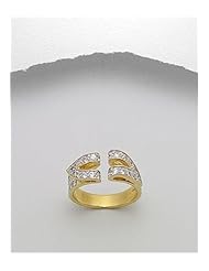 CZ Ring In 92.5 Sterling Silver