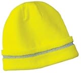 NEW CornerStone - Safety Beanie with Reflective Stripe Yellow-OSFA