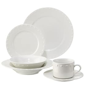 Oneida Evening Pearls 53-pc Dinnerware Set by Dinnerware