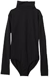Capezio Girls 7-16 Turtleneck Long Sleeve Leotard - Black - L (12-14)