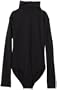 Capezio Girls 7-16 Turtleneck Long Sleeve Leotard,Black,M (8-10)