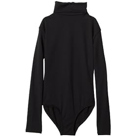 Buy Capezio Girls 7-16 Turtleneck Long Sleeve Leotard,Black,L (12-14) by Capezio