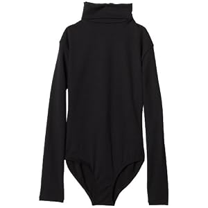 Buy Capezio Girls 7-16 Turtleneck Long Sleeve Leotard,Black,M (8-10) by Capezio