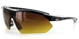 Daredevil Fashion Bifocal Sunglasses with Wrap Around Sports Design and Anti Glare Coating for Youthful and Active Men (Black+Gray w/ Amber +2.50) 31q4%2BteHAML. SL160 Daredevil Fashion Bifocal Sunglasses with Wrap Around Sports Design and Anti Glare Coating for Youthful and Active Men (Black+Gray w/ Amber +2.50)