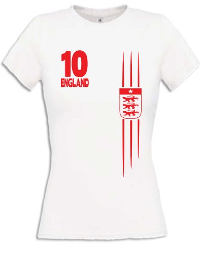 FRAUEN FUSSBALL EM 2013 – ENGLAND FANSHIRT 3220(F) Gr. S